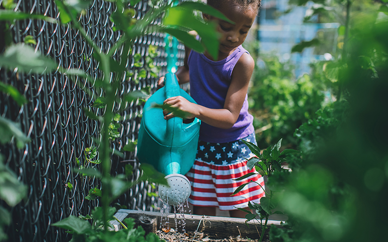 Gardening can help young and old feel less anxious and more hopeful.