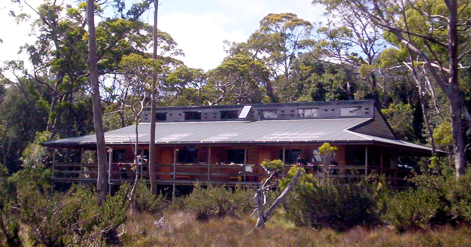 Pelion Hut on the Overland Track.