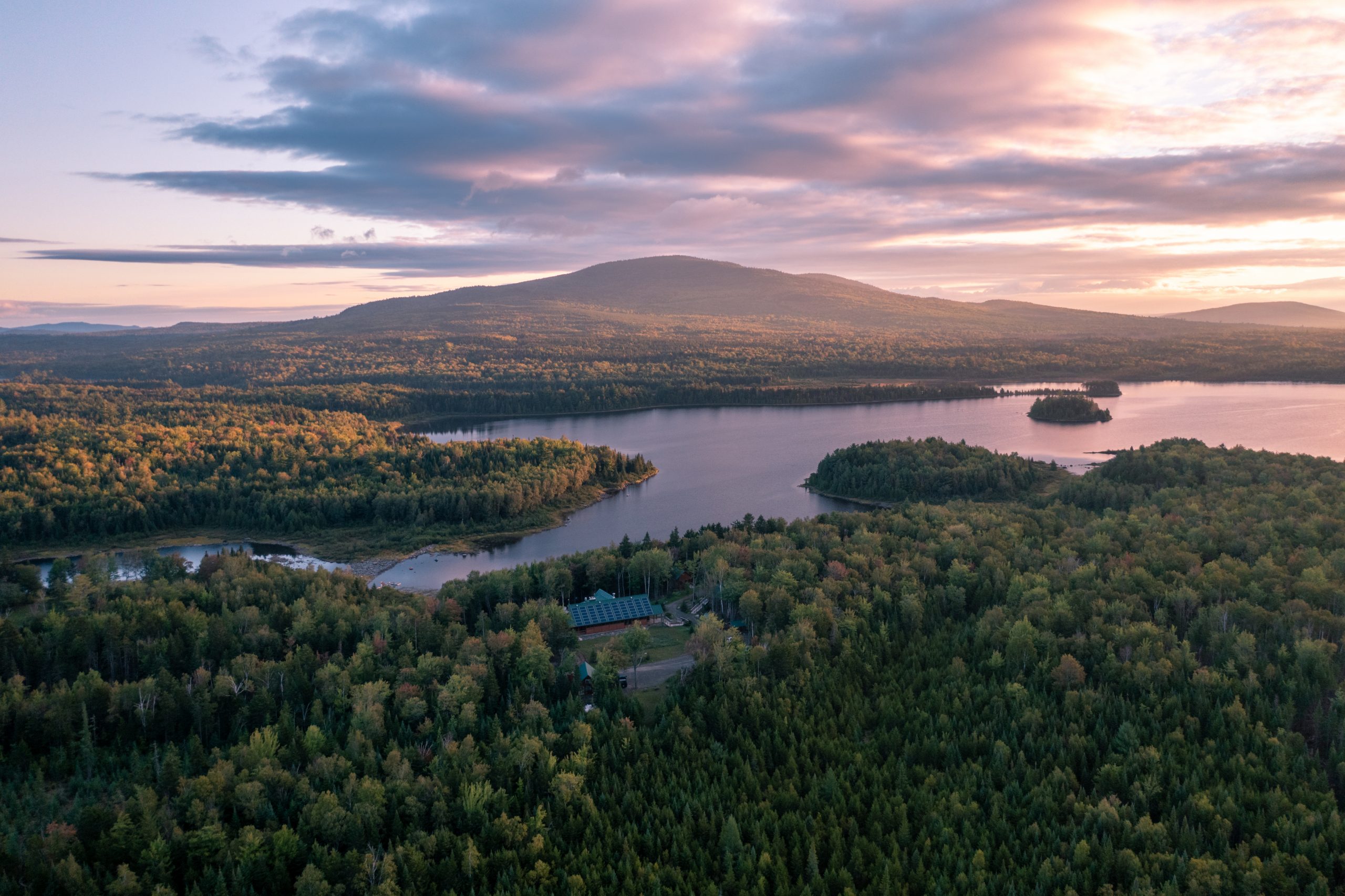 AMC Medawisla Lodge and Cabins, Maine Woods, Maine-- Photo by Jamie Malcolm Brown.