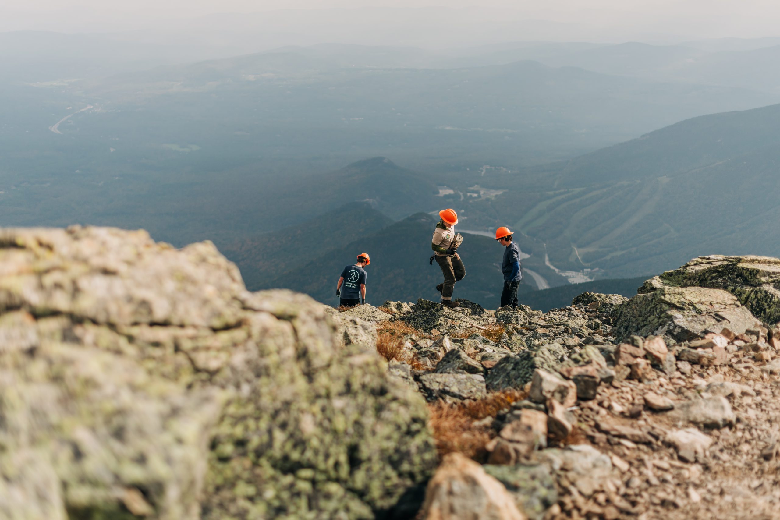 Sept. 26, 2023. Franconia Ridge Trail, Mt. Lafayette (Franconia Range), White Mountain National Forest, New Hampshire-- Franconia Ridge Loop Restoration Project. Photo by Corey David Photography. Corey David Photography