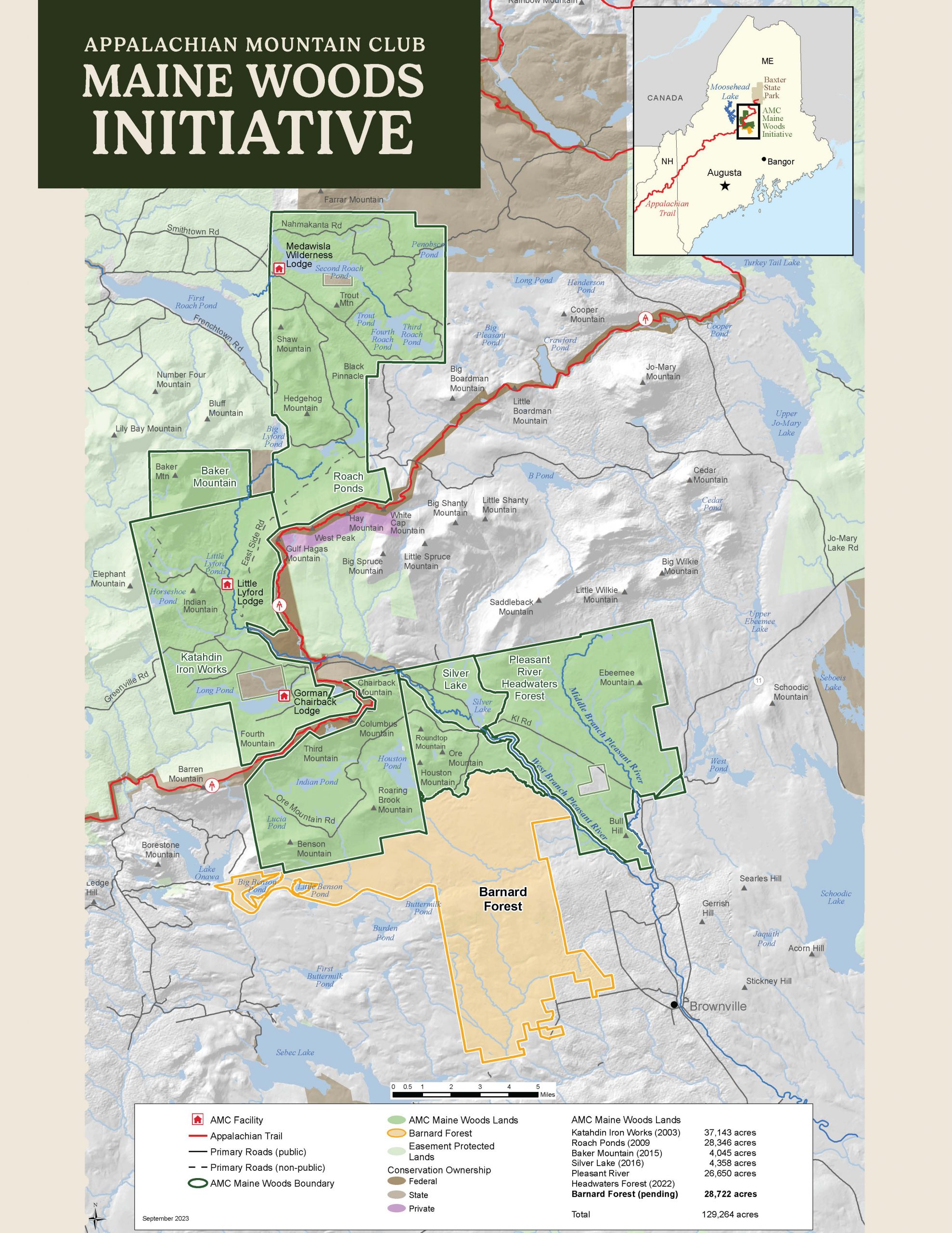 Mwi Map Maine Woods Initiative Map