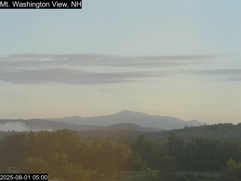 An air quality time lapse in August with a view of Mt. Washington.