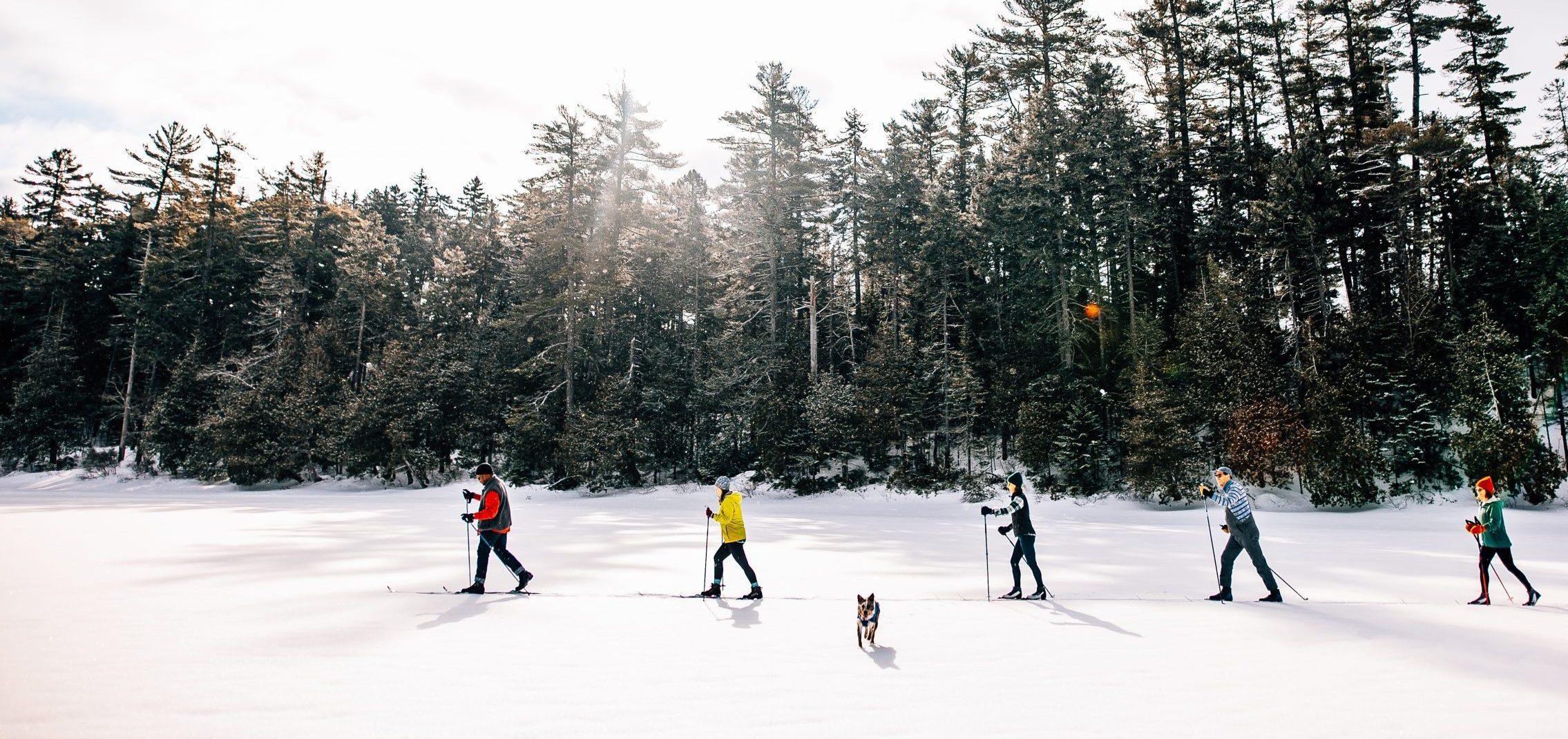 Feb. 14, 2023. AMC Gorman Chairback Lodge and Cabins, Maine Woods, Maine-- Photo by Cait Bourgault. Cait Bourgault