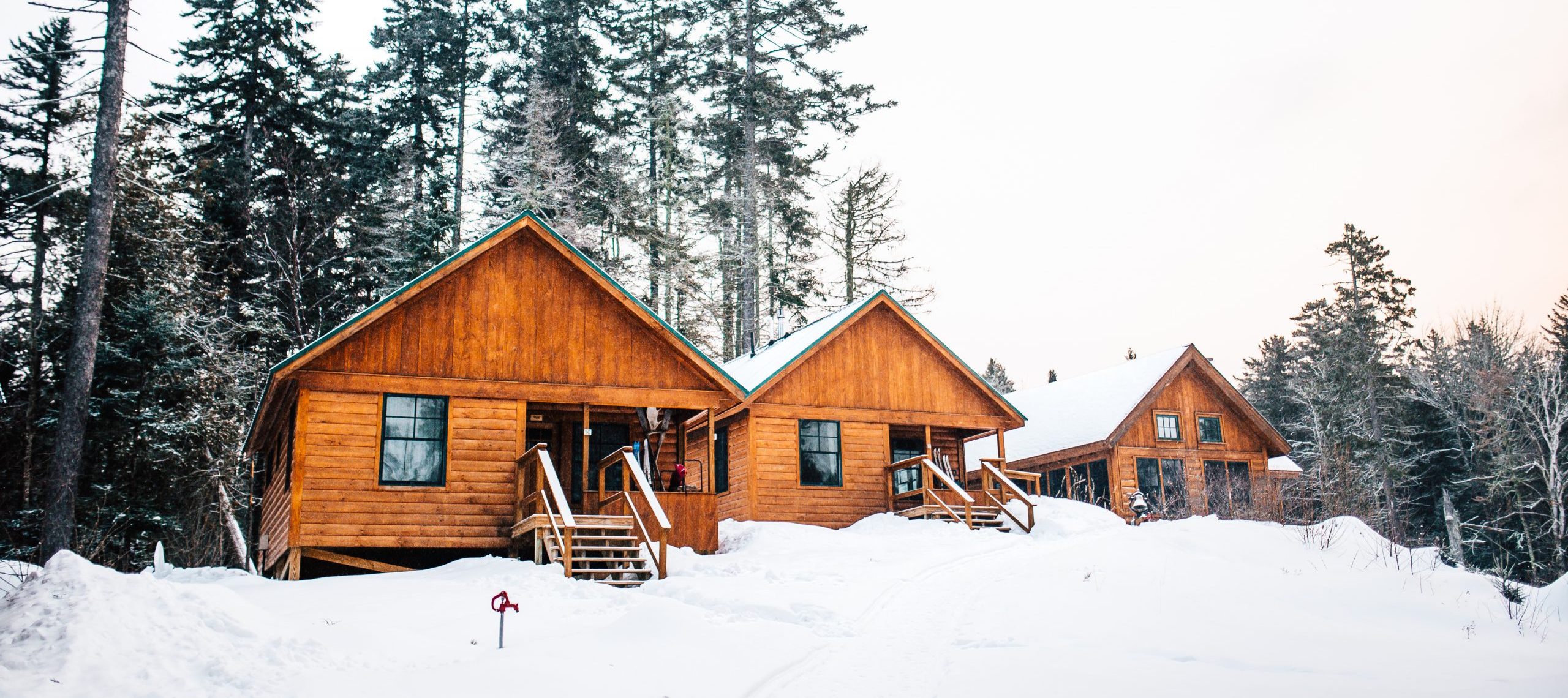 Feb. 14, 2023. AMC Gorman Chairback Lodge and Cabins, Maine Woods, Maine-- Photo by Cait Bourgault. Cait Bourgault