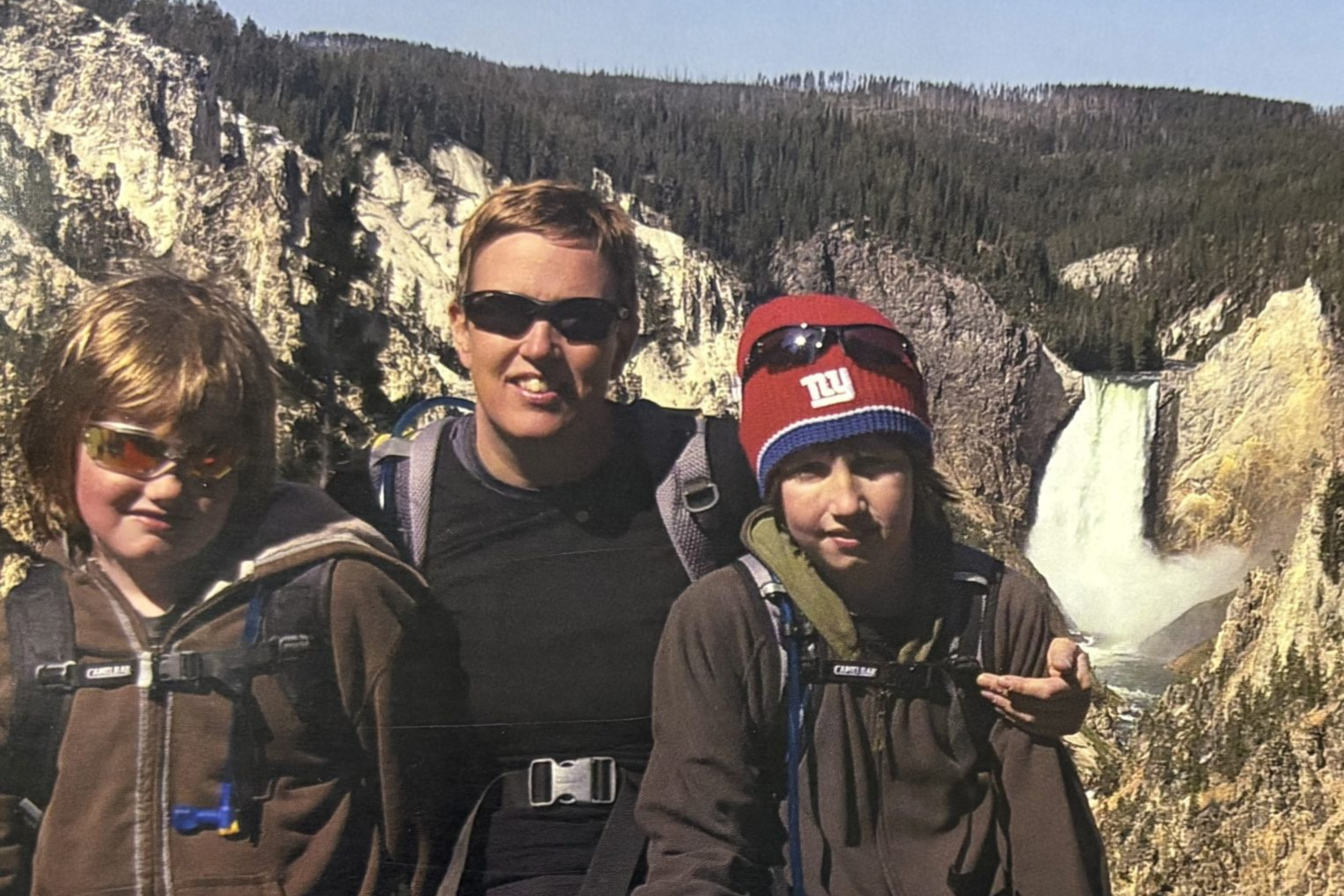 Jeannette Balantic And Her Sons, Finn And Eamon Cullen