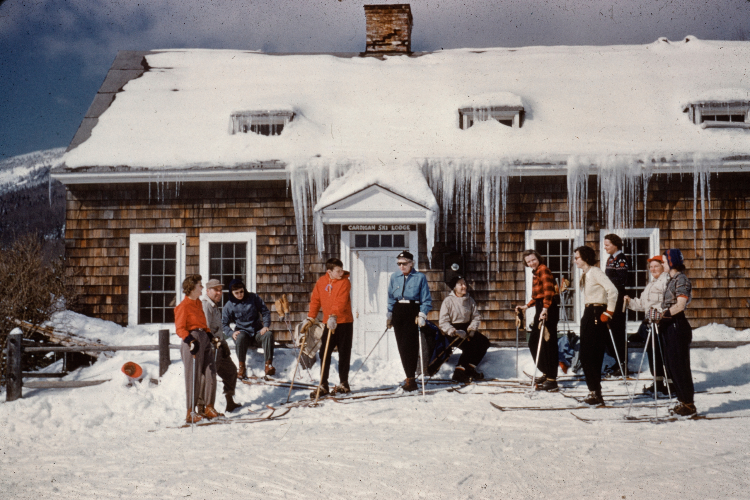 Cardigan Lodge Skiers in the 1950s