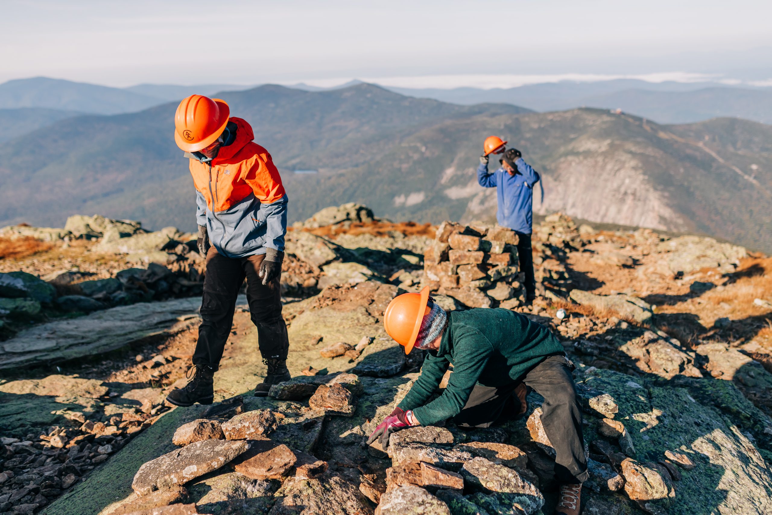 Sept. 26, 2023. Franconia Ridge Trail, Mt. Lafayette (Franconia Range), White Mountain National Forest, New Hampshire-- Franconia Ridge Loop Restoration Project. Photo by Corey David Photography. Corey David Photography