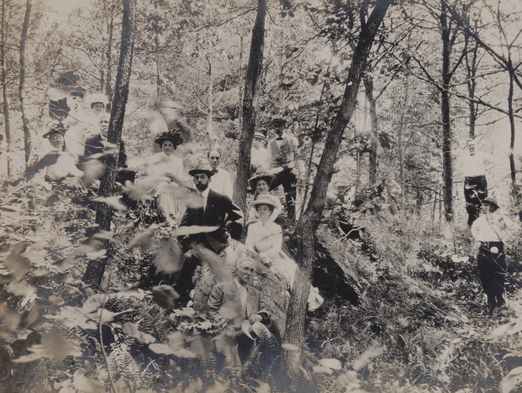1882 Amc Party Resting In The Forest Circa 1880s 90s Ph1890.0008
