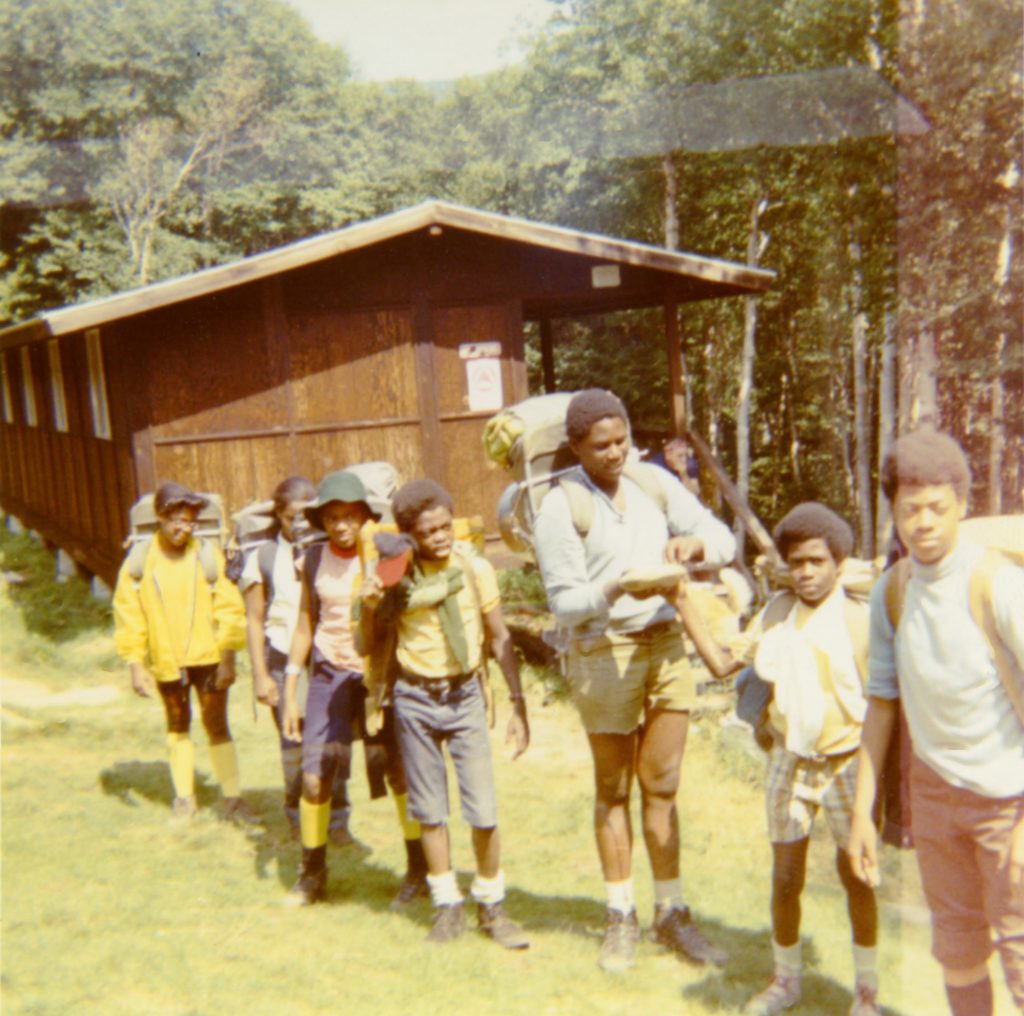 1968 Amc Youth Opportunities Program Group At Lonesome Lake Hut 1970