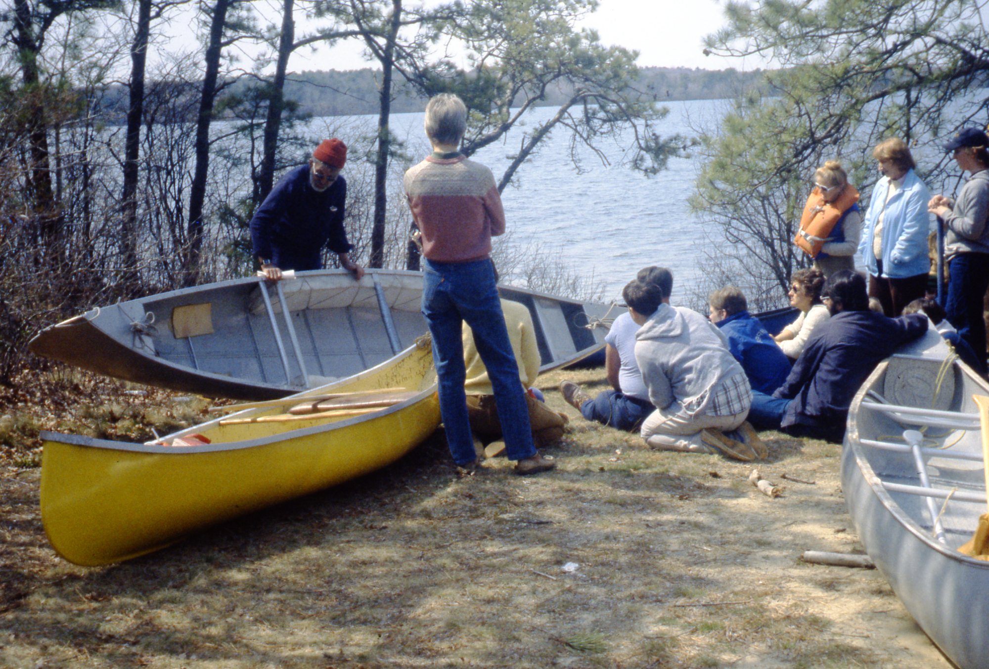 1976 Southeastern Massachusetts Chapter Group At Canoe Workshop Mashpee Ma 1983 Sl11500.0079