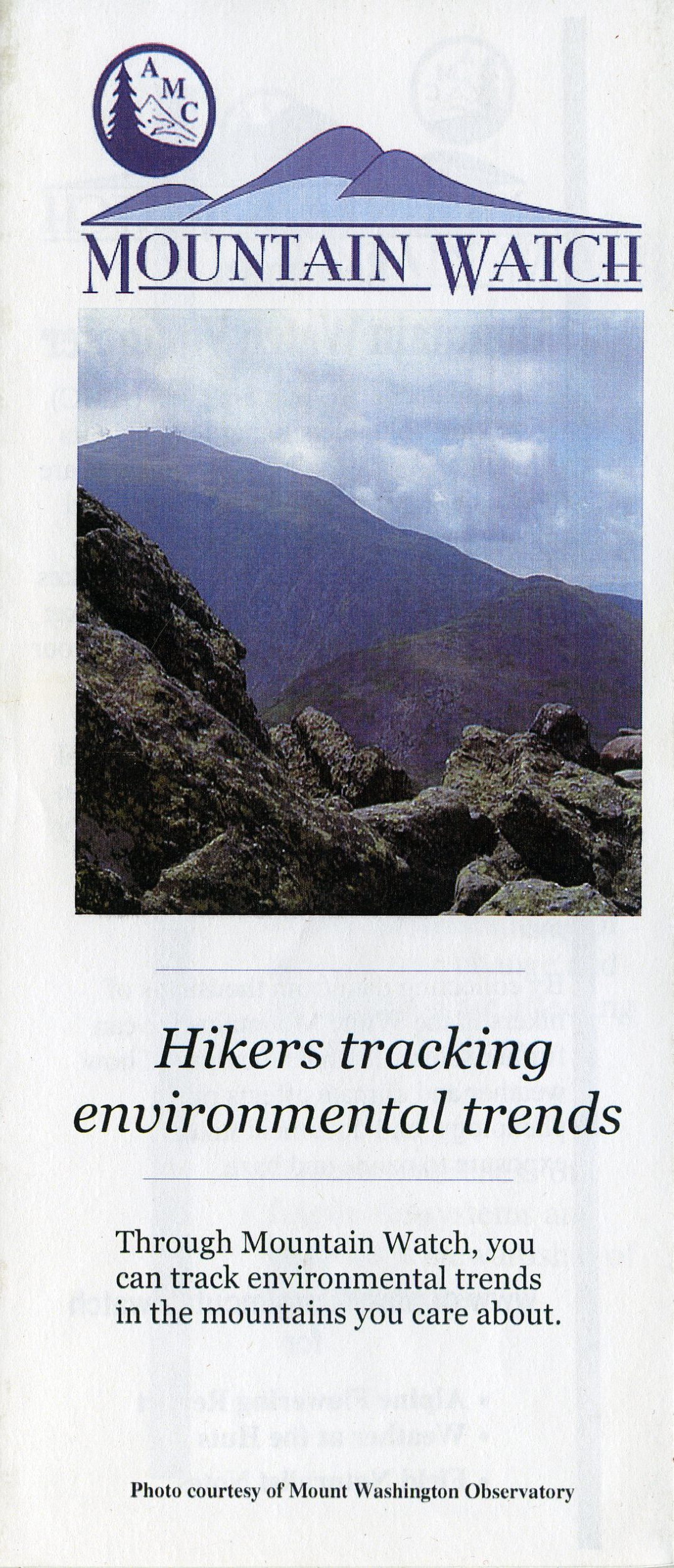 2004 Mountain Watch Brochure Circa 2004